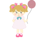 Niña globo