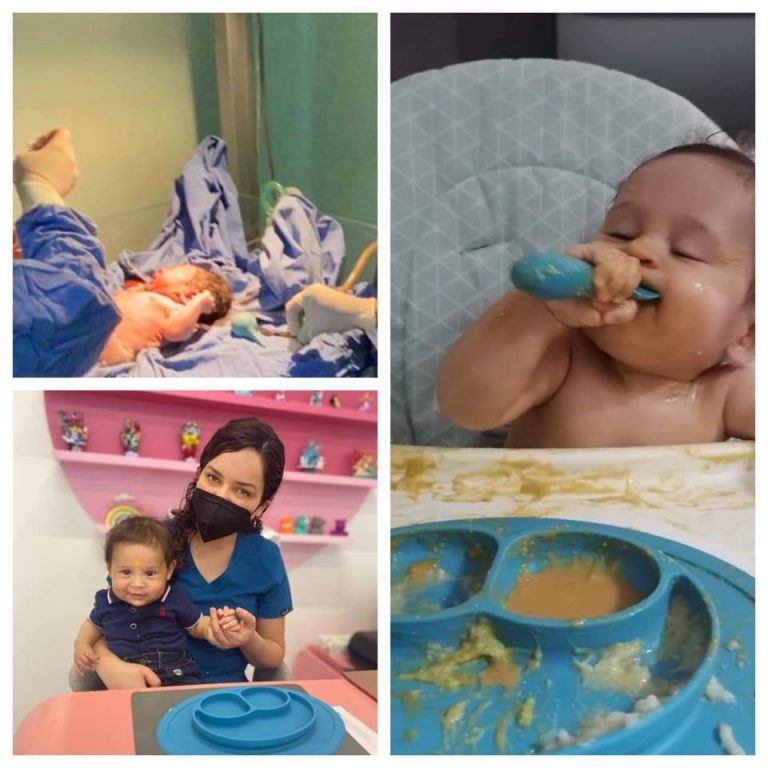 Collage control de niño sano